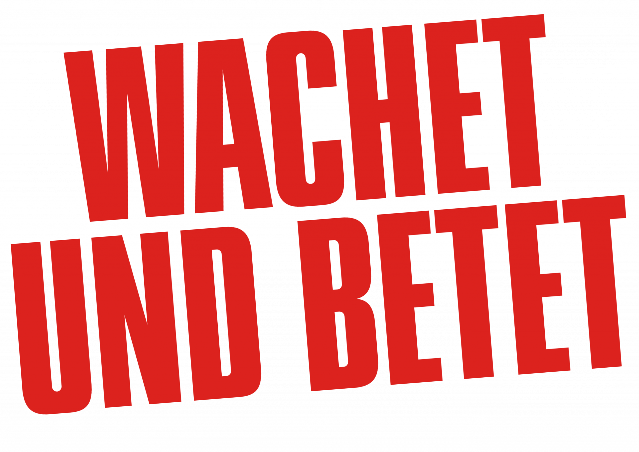Wachet und Betet Claim Logo